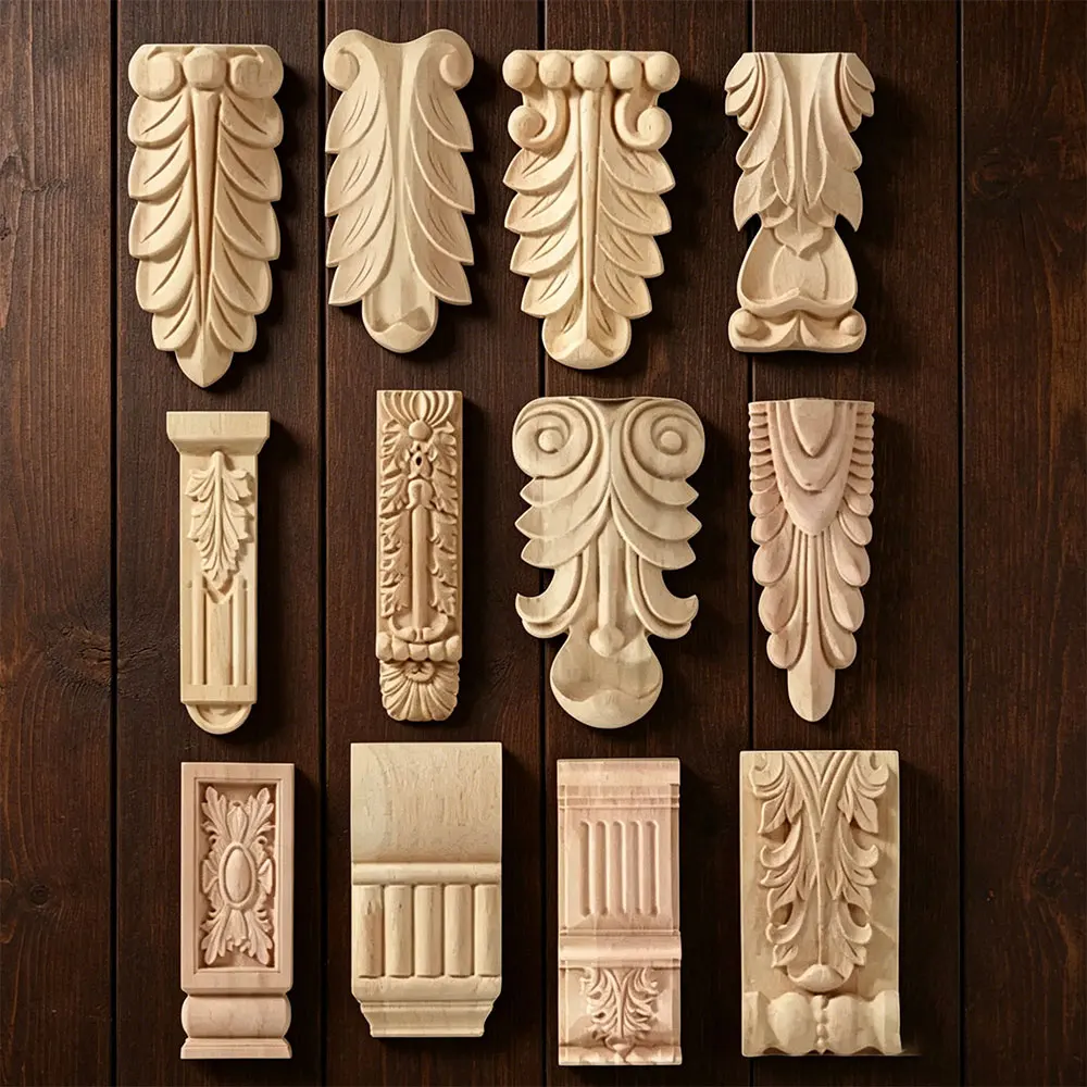 Unpainted Wood Carved Decal Corner Onlay Wooden Appliques for Furniture Wooden Flower Decoration Home Decor Items Decal Floral
Unpainted Wood Carved Decal Corner Onlay Wooden Appliques for Furniture Wooden Flower Decoration Home Decor Items Decal Floral