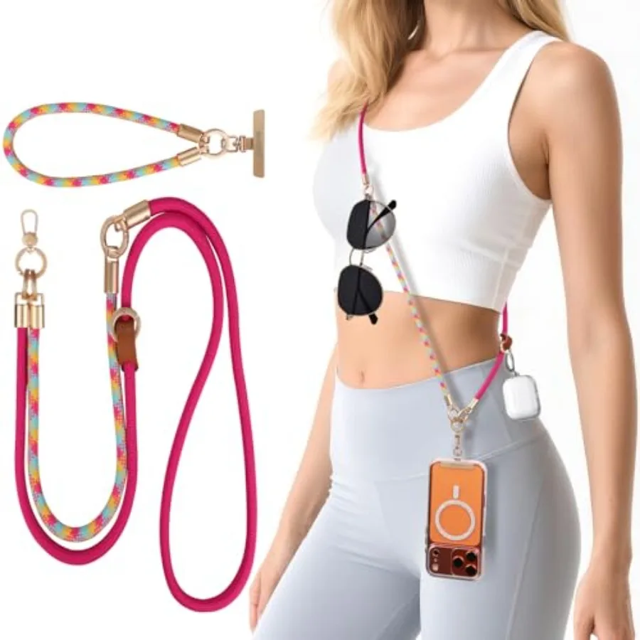 Anti-Theft Phone Lanyard Crossbody for iPhone and Android, 3-in- Neck and Wrist Strap, 66 lbs Pull-Tested, Universal Phone Stra
Anti-Theft Phone Lanyard Crossbody for iPhone and Android, 3-in- Neck and Wrist Strap, 66 lbs Pull-Tested, Universal Phone Stra