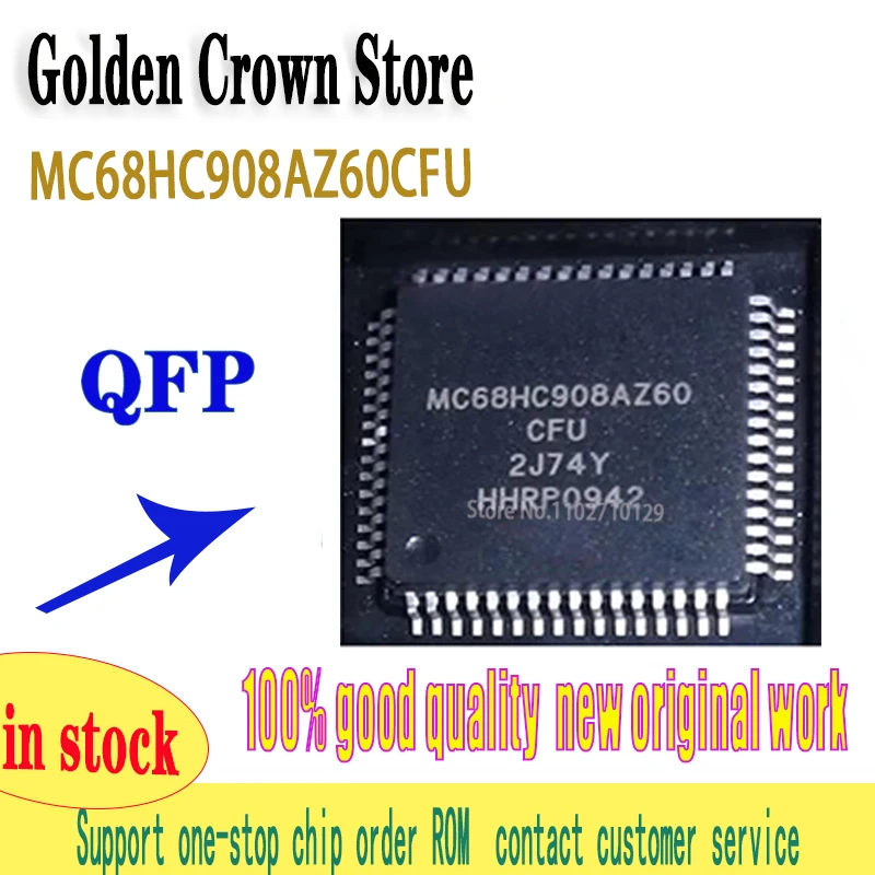 1 шт./лот MC68HC908AZ60CFU MC68HC908AZ60 MC68HC908 2J74Y QFP64 работает новый оригинальный в наличии
1 шт./лот MC68HC908AZ60CFU MC68HC908AZ60 MC68HC908 2J74Y QFP64 работает новый оригинальный в наличии
