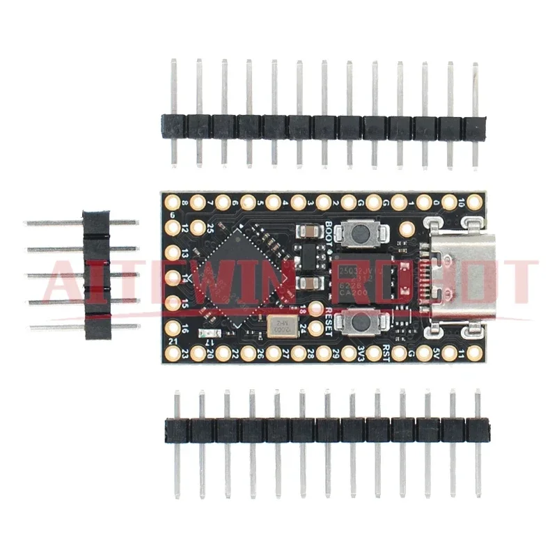Raspberry PI Mini Development Board ProMicro RP2040 compatible with Helios OxB2 MicroPython 
Raspberry PI Mini Development Board ProMicro RP2040 compatible with Helios OxB2 MicroPython