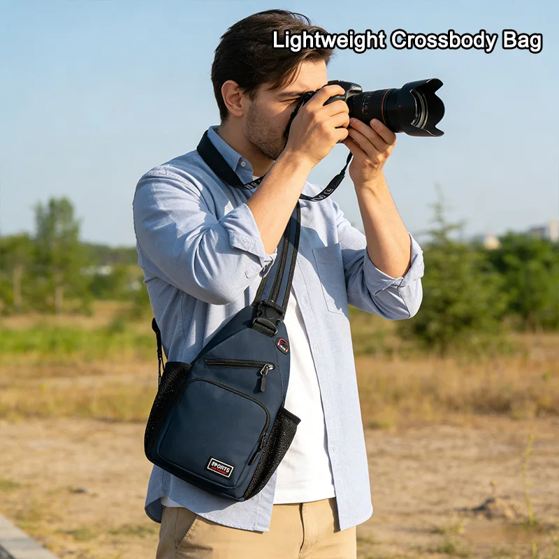 Men's Adjustable Chest Bag,Portable Shoulder Bag Crossbody Bag Small Sling Backpack Great for Traveling, Camping, Outdoor Sports
Men's Adjustable Chest Bag,Portable Shoulder Bag Crossbody Bag Small Sling Backpack Great for Traveling, Camping, Outdoor Sports