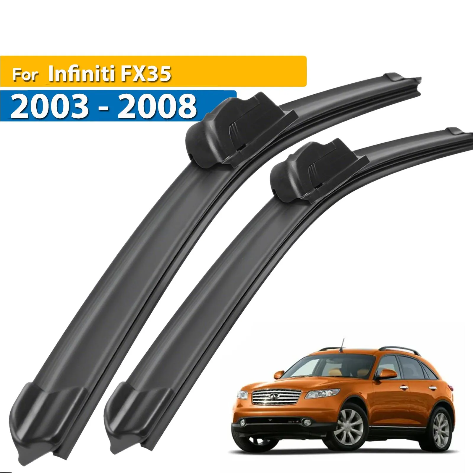 Erick's Wiper LHD Front Wiper Blades For Infiniti FX35 2003 - 2008 Windshield Windscreen Clean Window Car Rain Brushes 20"+22"
Erick's Wiper LHD Front Wiper Blades For Infiniti FX35 2003 - 2008 Windshield Windscreen Clean Window Car Rain Brushes 20"+22"