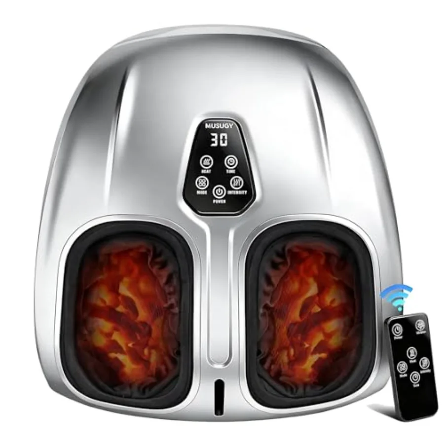 Foot Massager for Plantar Fasciitis Neuropathy Shiatsu Style with Heat, Kneading, Vibration Compression, Upgraded 2026 Model, F
Foot Massager for Plantar Fasciitis Neuropathy Shiatsu Style with Heat, Kneading, Vibration Compression, Upgraded 2026 Model, F