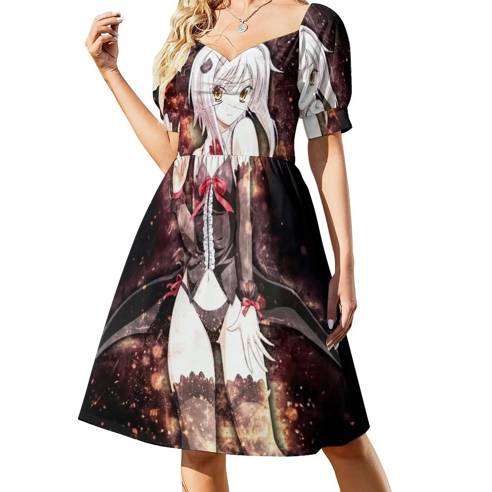 High School DxD Koneko Toujou Short-Sleeved Dress Summer women's clothing long dresses for women
High School DxD Koneko Toujou Short-Sleeved Dress Summer women's clothing long dresses for women