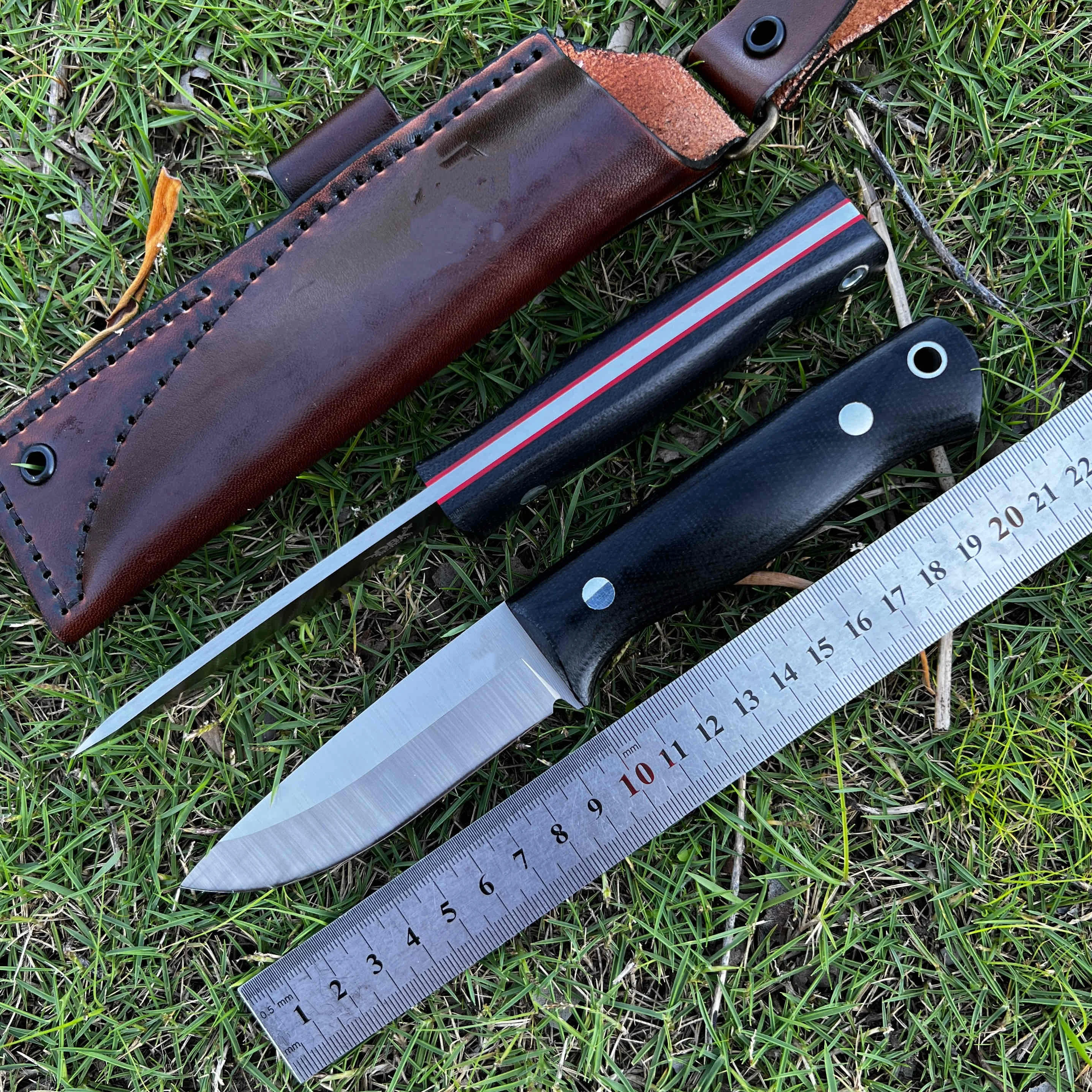 New 14C28N Fixed Knife Mikata Handle Outdoor Camping Mountaineering Hiking Skanskan Blade Convenient Tool
New 14C28N Fixed Knife Mikata Handle Outdoor Camping Mountaineering Hiking Skanskan Blade Convenient Tool