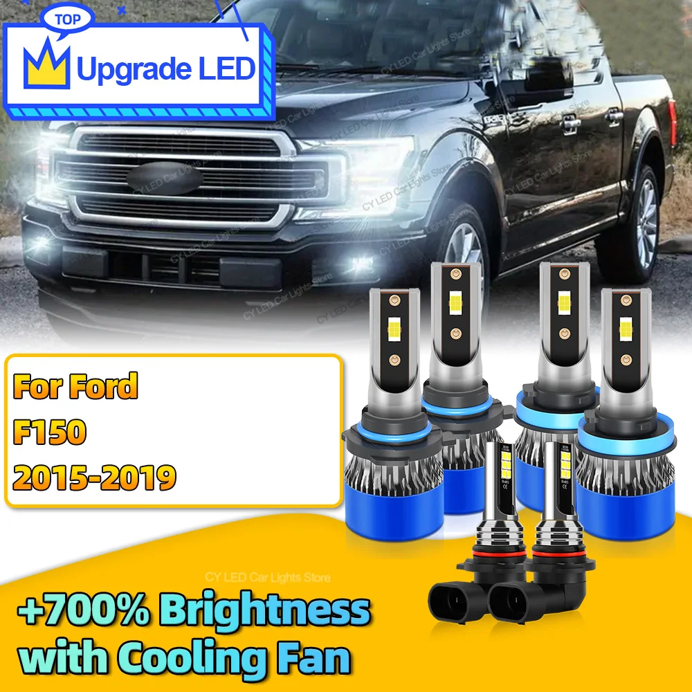 6Pcs 30000LM Canbus Car LED Headlights Bulb HB3 H11 9145 Auto Fog Lights Lamp For Ford F150 2015 2016 2017 2018 2019
6Pcs 30000LM Canbus Car LED Headlights Bulb HB3 H11 9145 Auto Fog Lights Lamp For Ford F150 2015 2016 2017 2018 2019