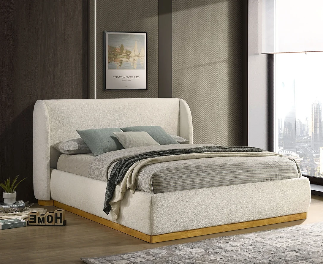 !@Queen Size Soft Bed Adjustable Convertible White Boucle Upholstered Wingback Headboard Modern Bedroom Furniture
!@Queen Size Soft Bed Adjustable Convertible White Boucle Upholstered Wingback Headboard Modern Bedroom Furniture