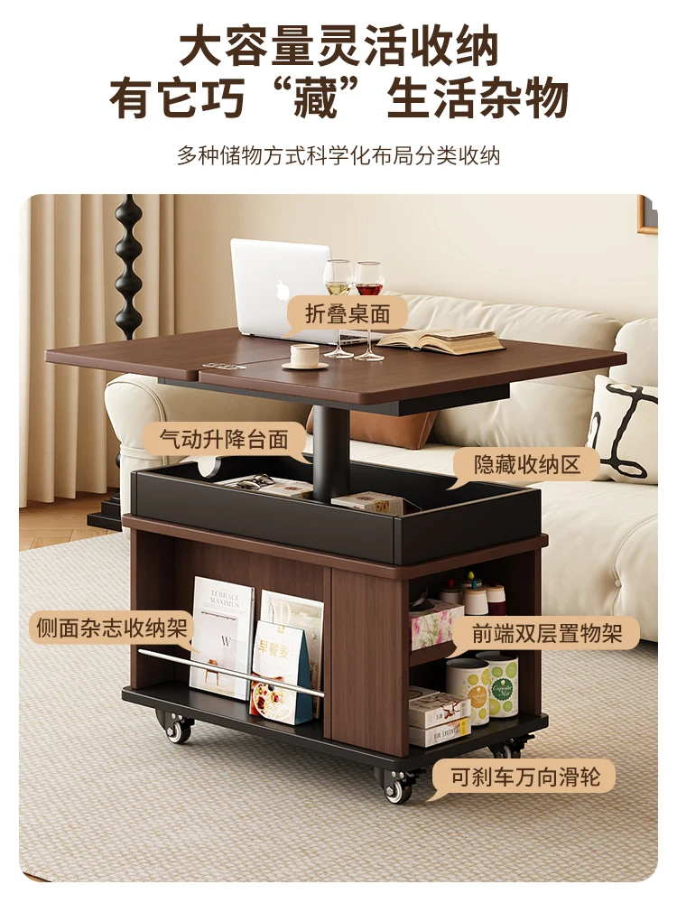 Retro style solid wood folding movable lifting side sofa side cabinet coffee table dining table dual-purpose living room small a
Retro style solid wood folding movable lifting side sofa side cabinet coffee table dining table dual-purpose living room small a