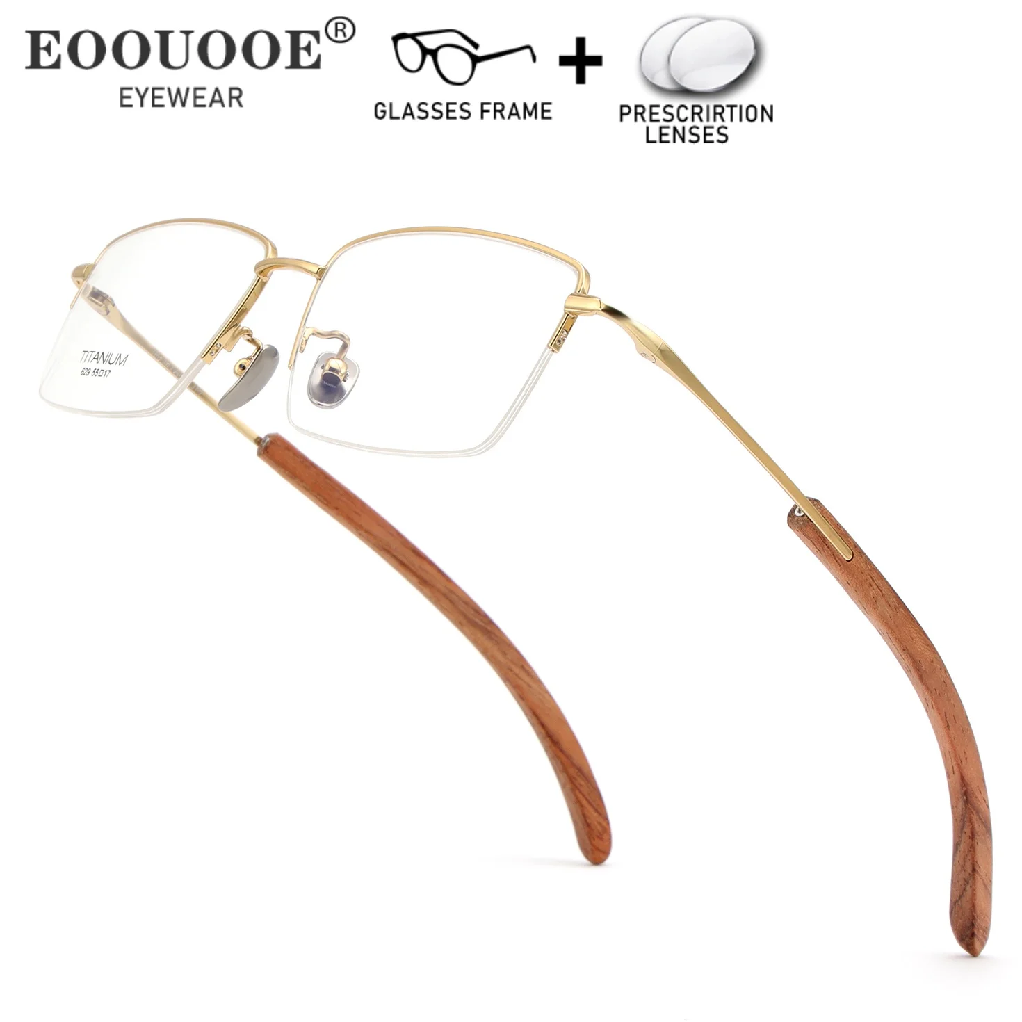 Wood Design Men Titanium Glasses Prescription Myopia Lenses Hyperopia Progressive UV Eyewear reading glasses man
Wood Design Men Titanium Glasses Prescription Myopia Lenses Hyperopia Progressive UV Eyewear reading glasses man