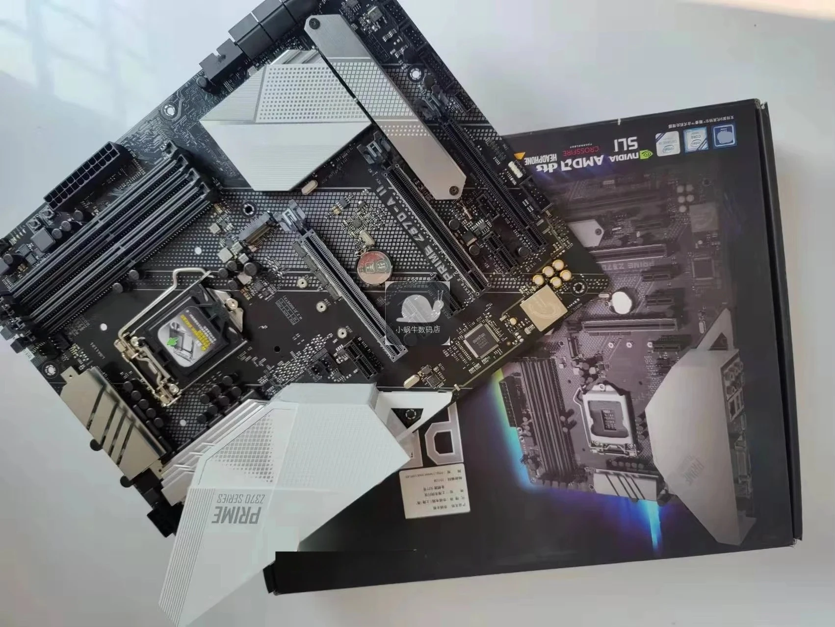 For ASUS PRIME Z370-A II Master Series High PC and console game board support 8 9 generations
For ASUS PRIME Z370-A II Master Series High PC and console game board support 8 9 generations