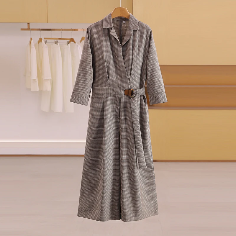 Модные повседневные брюки с высокой талией и широкими штанинами, весенние, женские, бренд Zhe Commuter, из смесовой ткани полиэстер-вискоза
Модные повседневные брюки с высокой талией и широкими штанинами, весенние, женские, бренд Zhe Commuter, из смесовой ткани полиэстер-вискоза