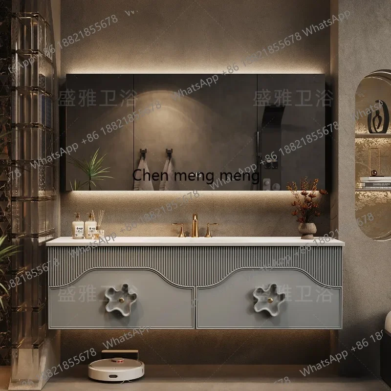 F150 French, simple oak bathroom cabinet combination toilet sink, washbasin bathroom cabinet
F150 French, simple oak bathroom cabinet combination toilet sink, washbasin bathroom cabinet