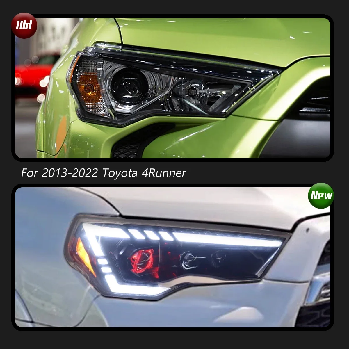 Автомобильные фары TYPY для Toyota 4Runner, фары 2013-2022, светодиодные фары для проектора, дневные ходовые огни, автомобильные аксессуары
Автомобильные фары TYPY для Toyota 4Runner, фары 2013-2022, светодиодные фары для проектора, дневные ходовые огни, автомобильные аксессуары