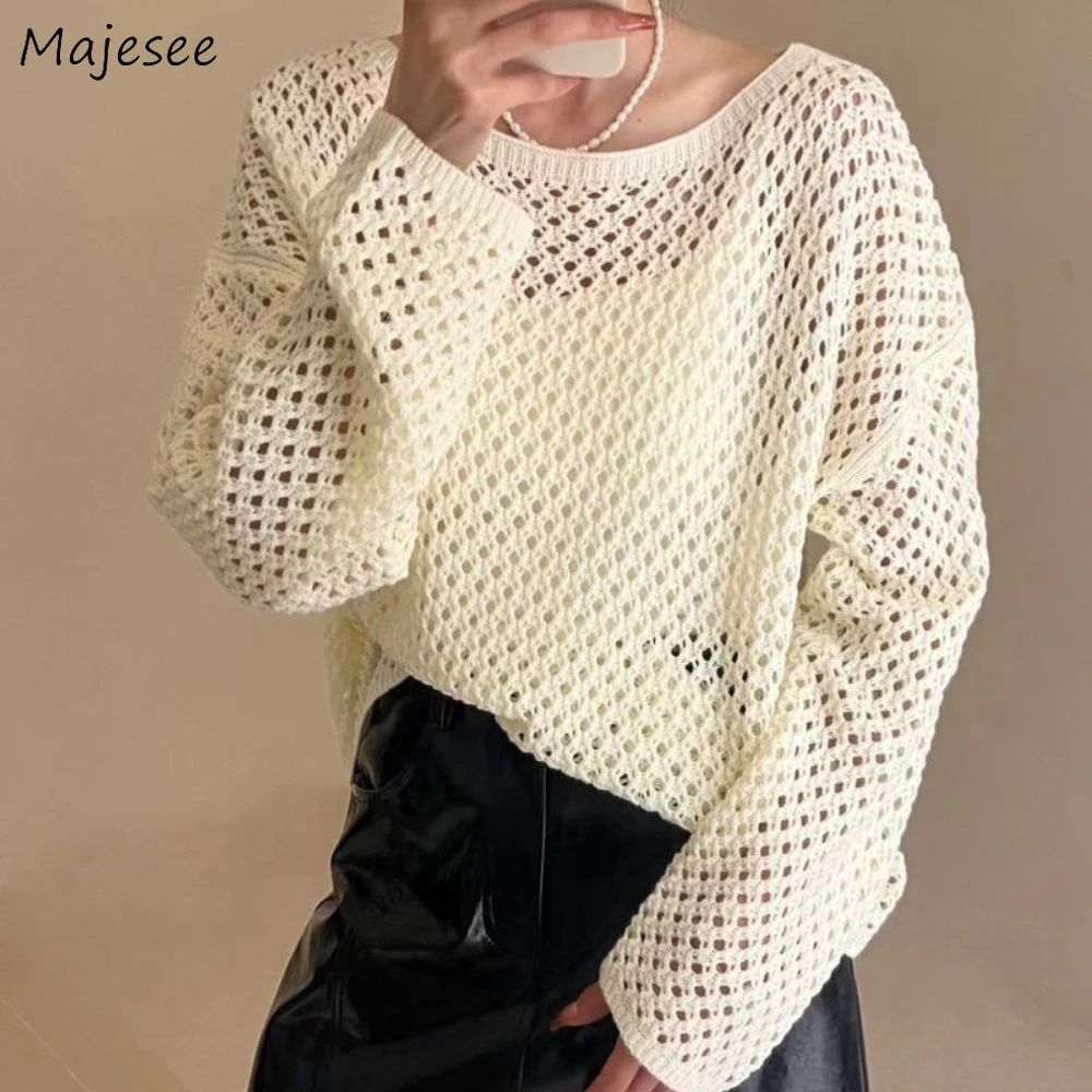 Solid T-Shirts Women Hollow Out Chic Trendy Loose Fit All-match Korean Fashion Ins Autumn Cozy Clothing Daily Tops Harajuku Y2k
Solid T-Shirts Women Hollow Out Chic Trendy Loose Fit All-match Korean Fashion Ins Autumn Cozy Clothing Daily Tops Harajuku Y2k