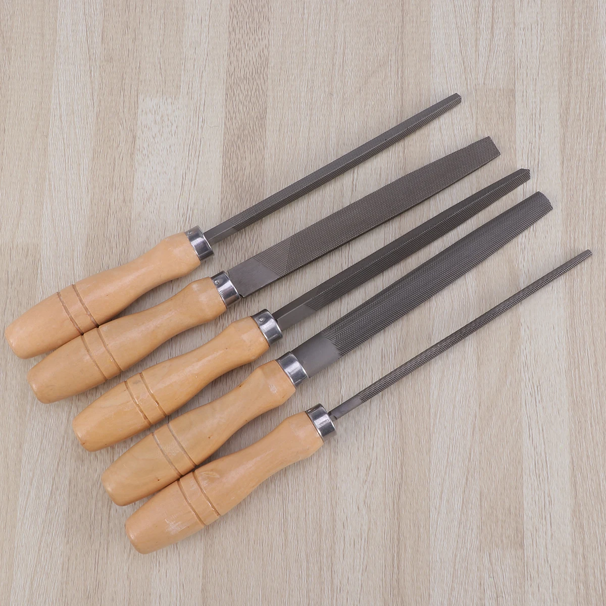 5pcs Steel File Set Coarse Tooth Ergonomic Wooden Handle Rasp Slabs Carbon Half Round Shaping Plastic
5pcs Steel File Set Coarse Tooth Ergonomic Wooden Handle Rasp Slabs Carbon Half Round Shaping Plastic