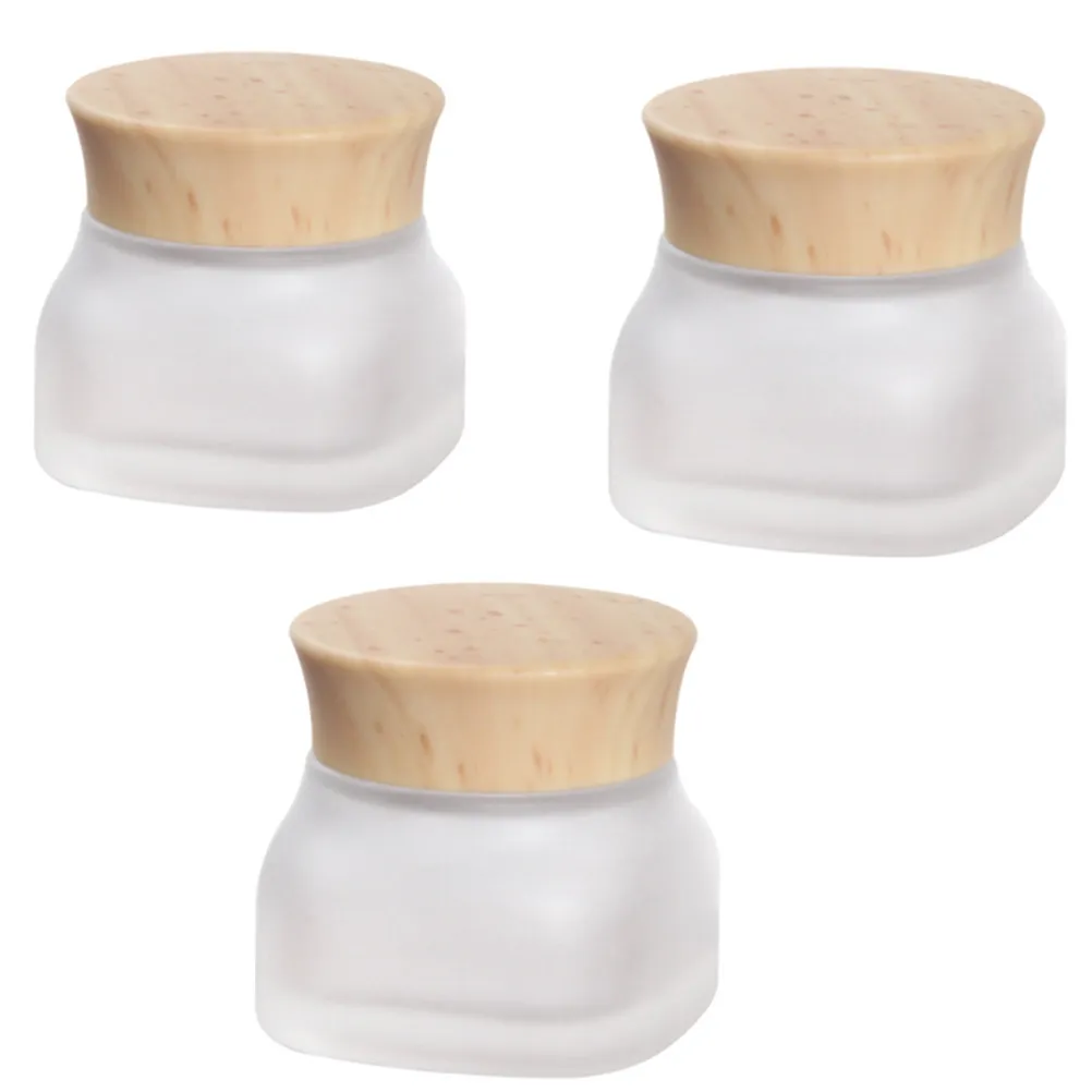 3Pcs Frosted Glass Jars Square Shape Leak Proof Sealed Lid Storage Containers for Creams Samples Powder Travel Use
3Pcs Frosted Glass Jars Square Shape Leak Proof Sealed Lid Storage Containers for Creams Samples Powder Travel Use