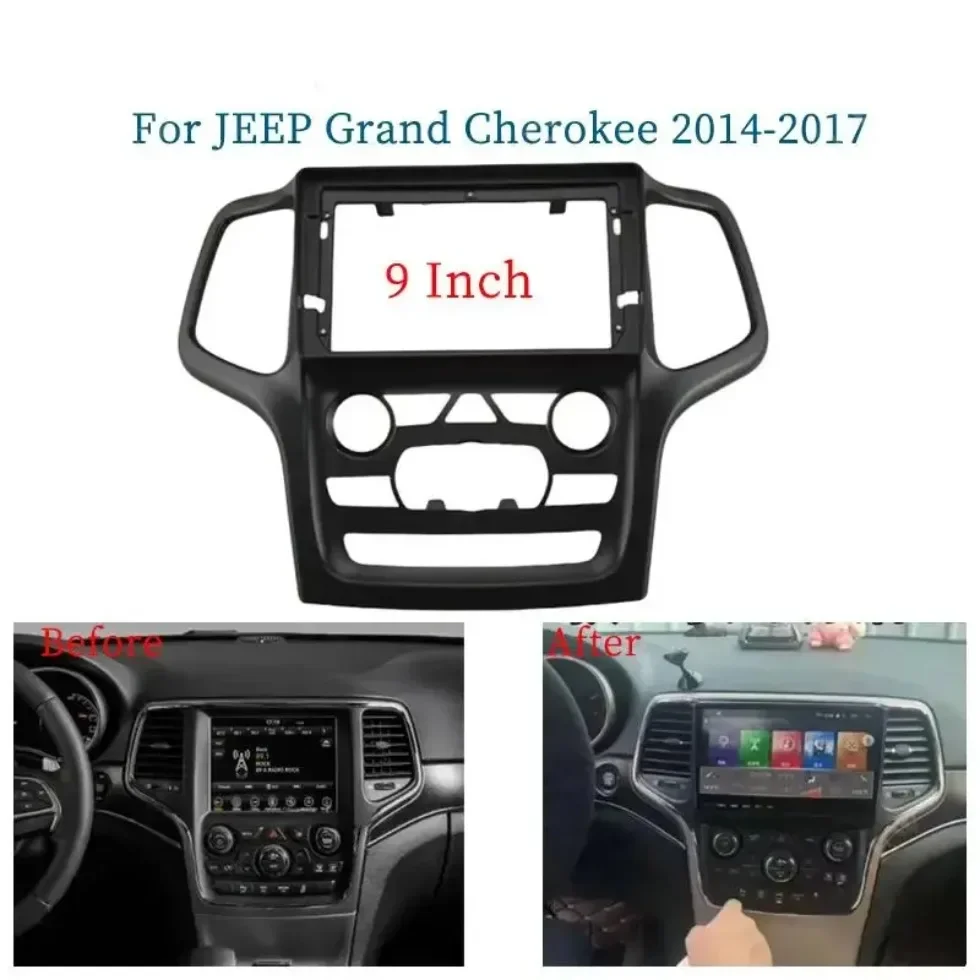 Для Jeep Grand Cherokee 2014-2017 9-дюймовая Автомобильная рамка, адаптер для Android, стандартная панель
Для Jeep Grand Cherokee 2014-2017 9-дюймовая Автомобильная рамка, адаптер для Android, стандартная панель