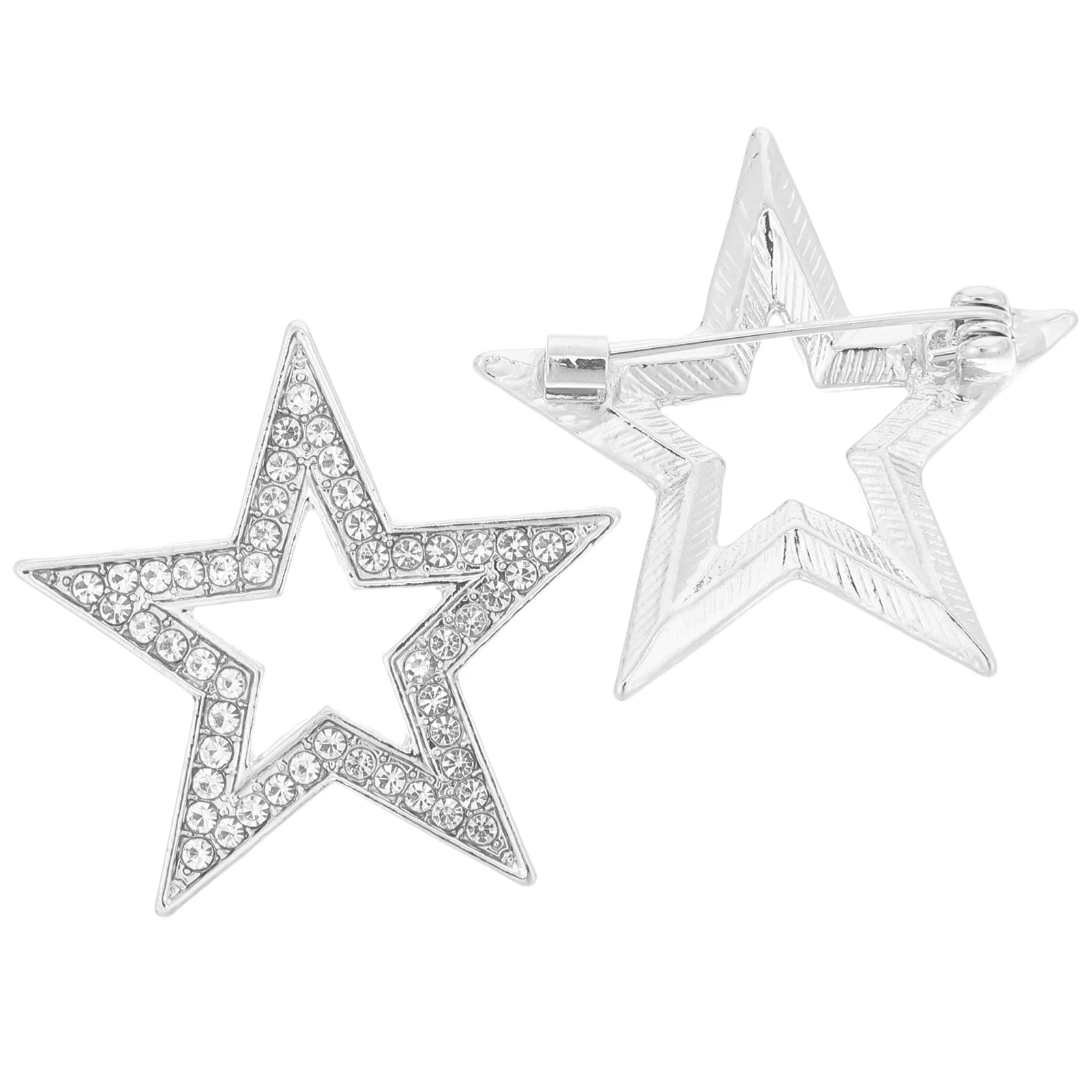 2Pcs Five-Pointed Star Brooch Zinc Alloy Pins Vintage Style Dress Accessories Men Suit Lapel Pin Scarf Clip Elegant Coat Pin
2Pcs Five-Pointed Star Brooch Zinc Alloy Pins Vintage Style Dress Accessories Men Suit Lapel Pin Scarf Clip Elegant Coat Pin