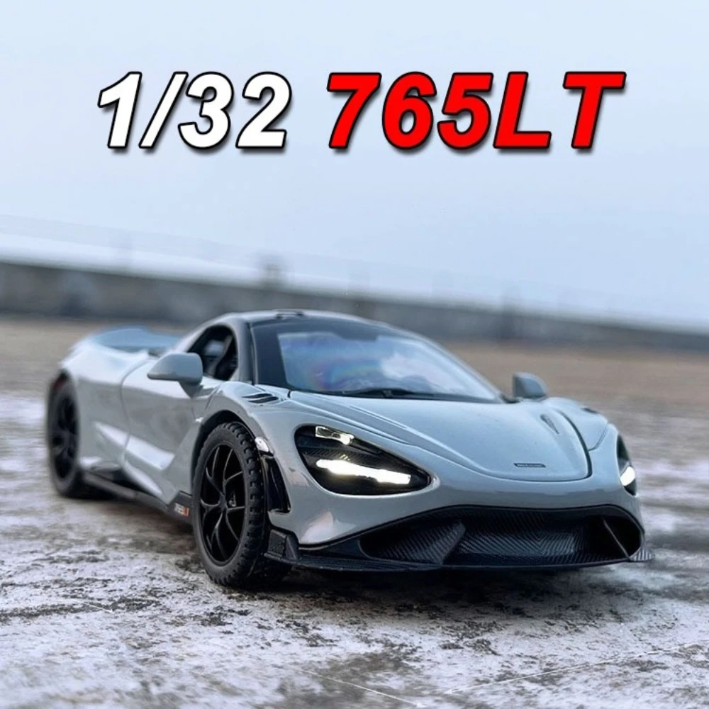 1:32 765LT Автомобильные игрушки, модель из сплава, литые под давлением супер спортивные автомобили, металлический корпус, резиновая шина, двери, открытый звук, свет, игрушка с откатным механизмом, детский подарок 
1:32 765LT Автомобильные игрушки, модель из сплава, литые под давлением супер спортивные автомобили, металлический корпус, резиновая шина, двери, открытый звук, свет, игрушка с откатным механизмом, детский подарок