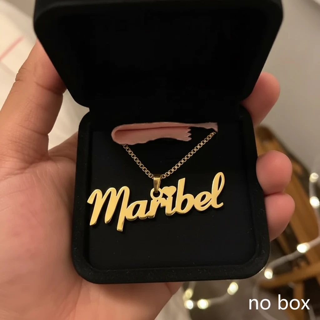 Custom Name Necklace Personalized Crown Signature Pendant Necklace Stainless Steel Box Chain 18K Gold Plated Customized Jewelry
Custom Name Necklace Personalized Crown Signature Pendant Necklace Stainless Steel Box Chain 18K Gold Plated Customized Jewelry