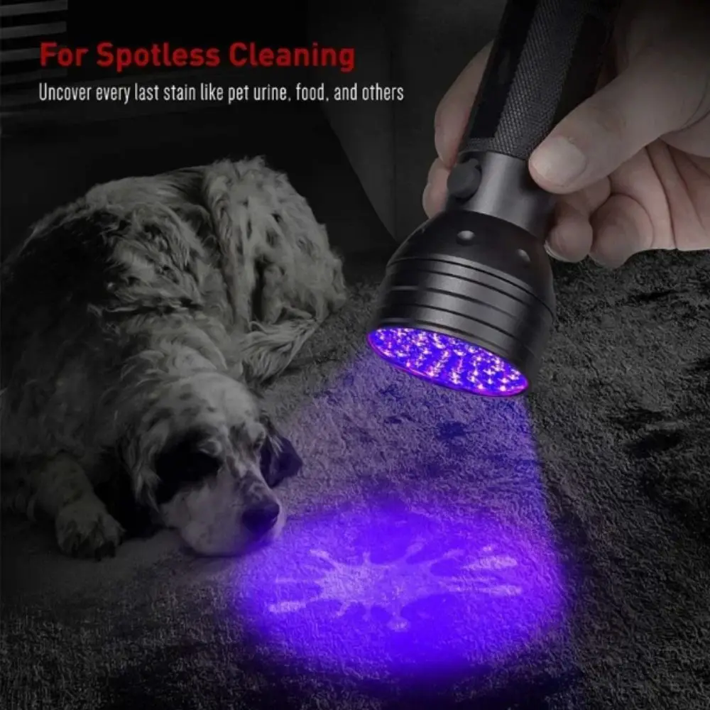 51 High-power LED UV Flashlight Purple Light Portable Design UV Led Torch Shadowless Lamp Black Light Flashlight
51 High-power LED UV Flashlight Purple Light Portable Design UV Led Torch Shadowless Lamp Black Light Flashlight