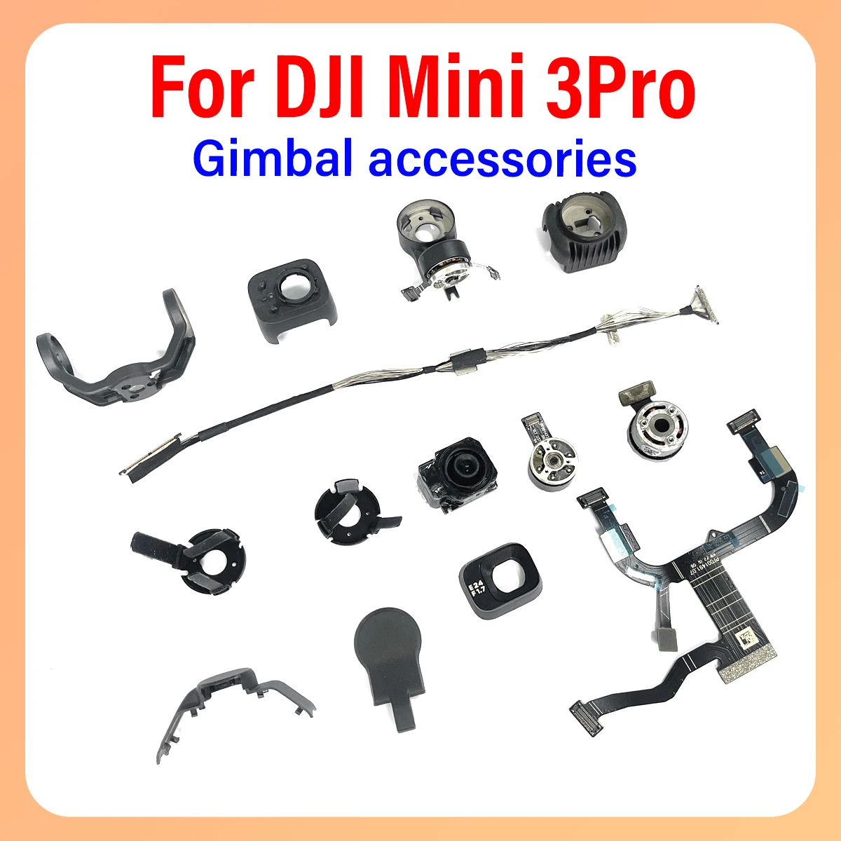 Original Mavic Min3pro gimbal PTZ yaw motor upper lower brackets cable lens camera shock absorber ball suitable for DJI Min3pro
Original Mavic Min3pro gimbal PTZ yaw motor upper lower brackets cable lens camera shock absorber ball suitable for DJI Min3pro