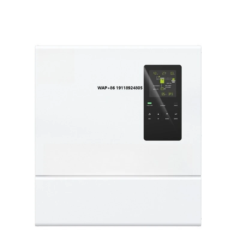 6kW Hybrid Solar Inverter with Battery Connection for Off Grid Home Use
6kW Hybrid Solar Inverter with Battery Connection for Off Grid Home Use