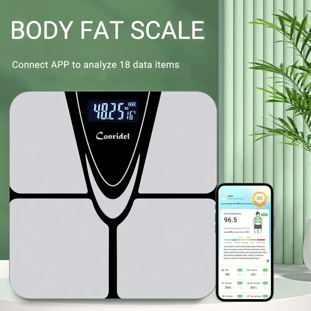 Scale For Body Weight,Bathroom Digital Weighing Scale With BMI, Body Fat, Muscle Mass, Accurate Bluetooth Home User Health Equi
Scale For Body Weight,Bathroom Digital Weighing Scale With BMI, Body Fat, Muscle Mass, Accurate Bluetooth Home User Health Equi