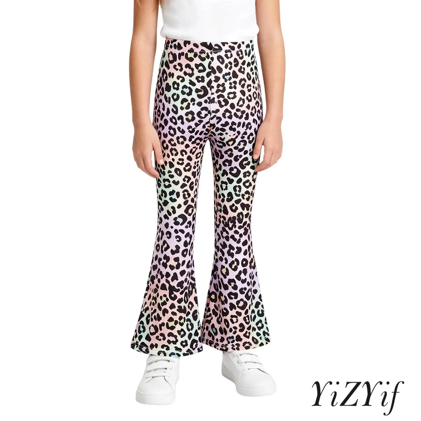 Children Girls Leopard Bell Bottom Leggings High Waist Flared Pants Yoga Gymnastics Trousers for Sports Daily Casual Wear
Children Girls Leopard Bell Bottom Leggings High Waist Flared Pants Yoga Gymnastics Trousers for Sports Daily Casual Wear