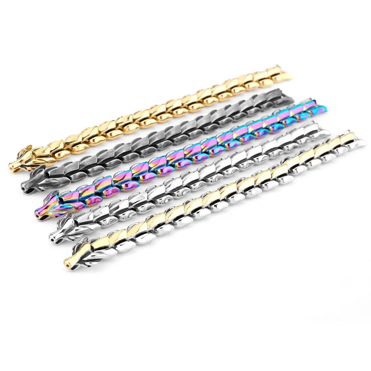 Boutique Jewelry Punk Dragon Chain Fashion Stainless Steel Men's Bracelet Accessories Gift
Boutique Jewelry Punk Dragon Chain Fashion Stainless Steel Men's Bracelet Accessories Gift