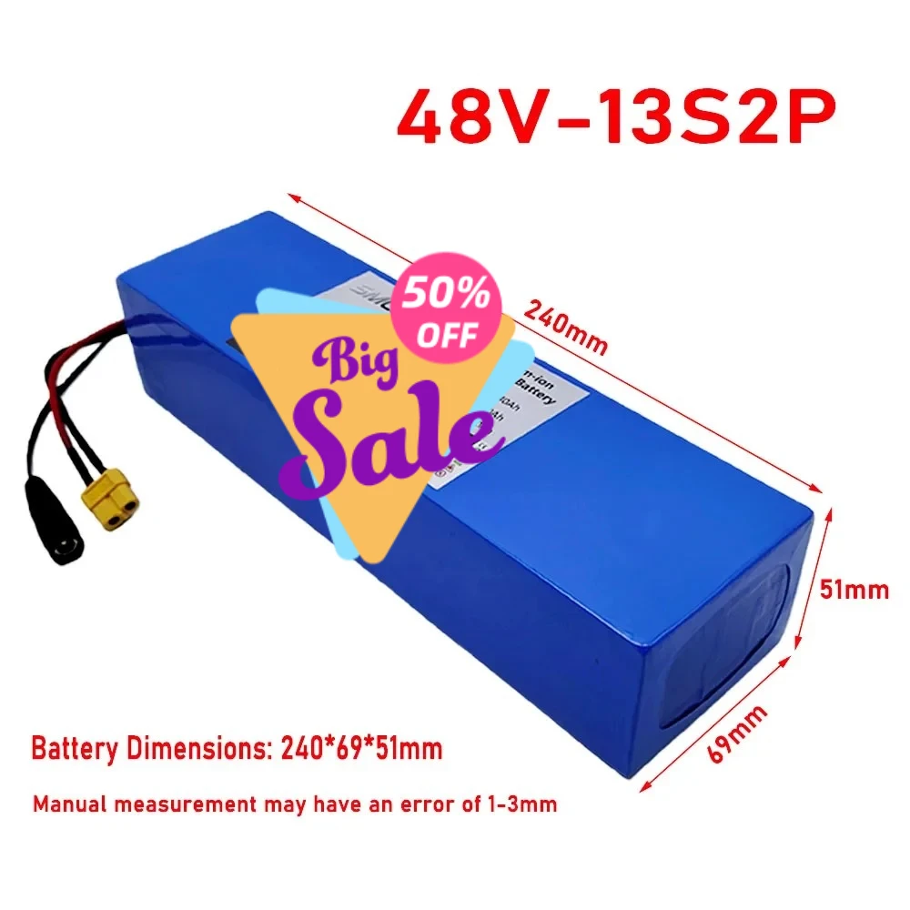 18650 Battery 1000W for M365 Electric Scooter Li-ion Battery Pack 13S2P 48V 9800mAh Is Suitable with Built-In BMS
18650 Battery 1000W for M365 Electric Scooter Li-ion Battery Pack 13S2P 48V 9800mAh Is Suitable with Built-In BMS