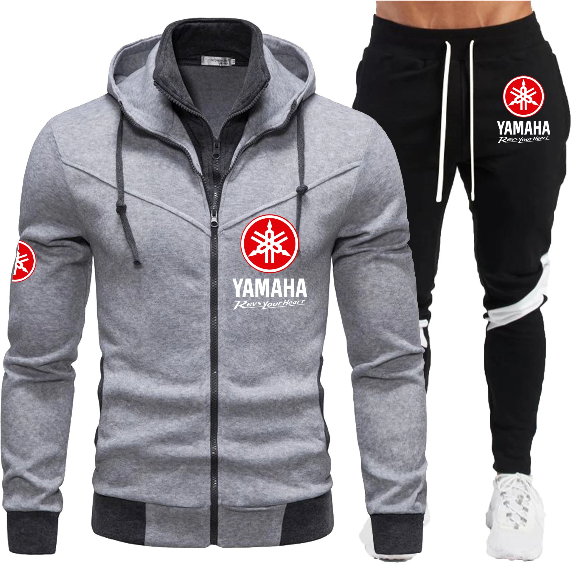 Yamaha men's autumn and winter fashion sports suit, including zipper sweater and sports pants, provides comfort and casual style
Yamaha men's autumn and winter fashion sports suit, including zipper sweater and sports pants, provides comfort and casual style