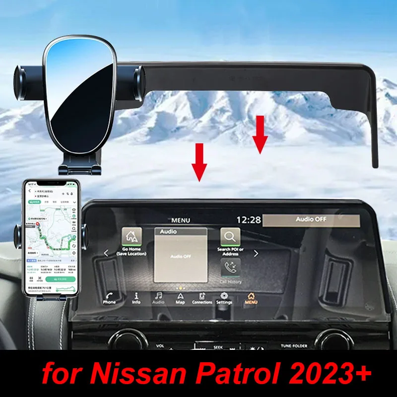 Car Phone Holder Fit For Nissan Patrol 2023 2024 2025 Navigation Screen GPS Bracket Cell Phone Stand Wireless Charging Stand
Car Phone Holder Fit For Nissan Patrol 2023 2024 2025 Navigation Screen GPS Bracket Cell Phone Stand Wireless Charging Stand