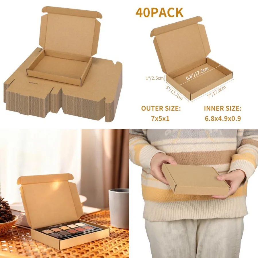 Shipping Boxes, Tab Lock Tuck Top Mailer Boxes for agg Small Busess, Cardboard Gift Boxes for Wrappg Mailg Present
Shipping Boxes, Tab Lock Tuck Top Mailer Boxes for agg Small Busess, Cardboard Gift Boxes for Wrappg Mailg Present