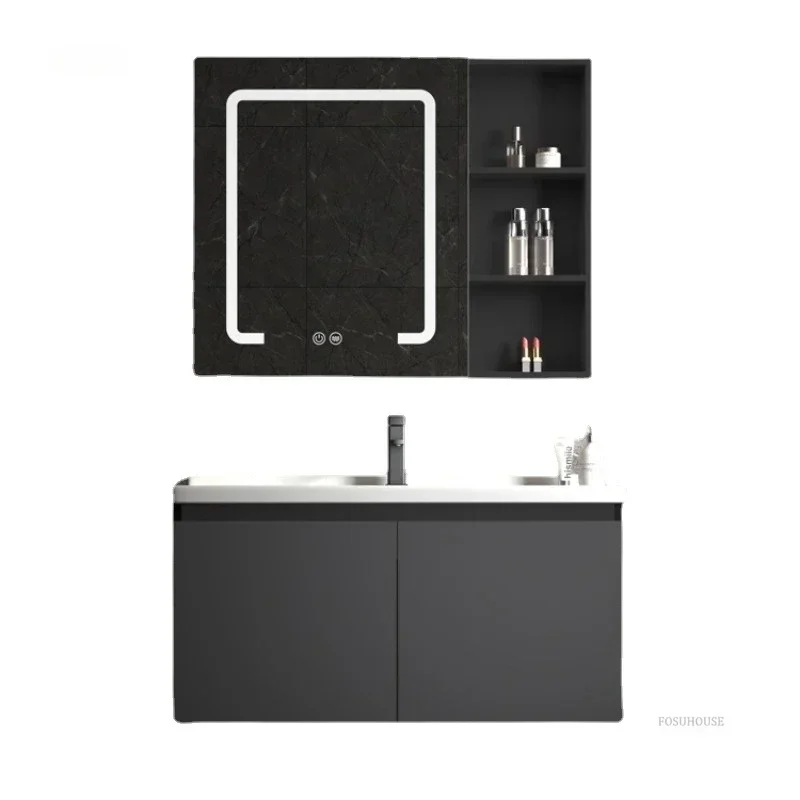 New Space Aluminum Mirror Bathroom Cabinets Ceramic Wash Basin Cabinet Bathroom Sink Combination Home Furniture Integrated
New Space Aluminum Mirror Bathroom Cabinets Ceramic Wash Basin Cabinet Bathroom Sink Combination Home Furniture Integrated