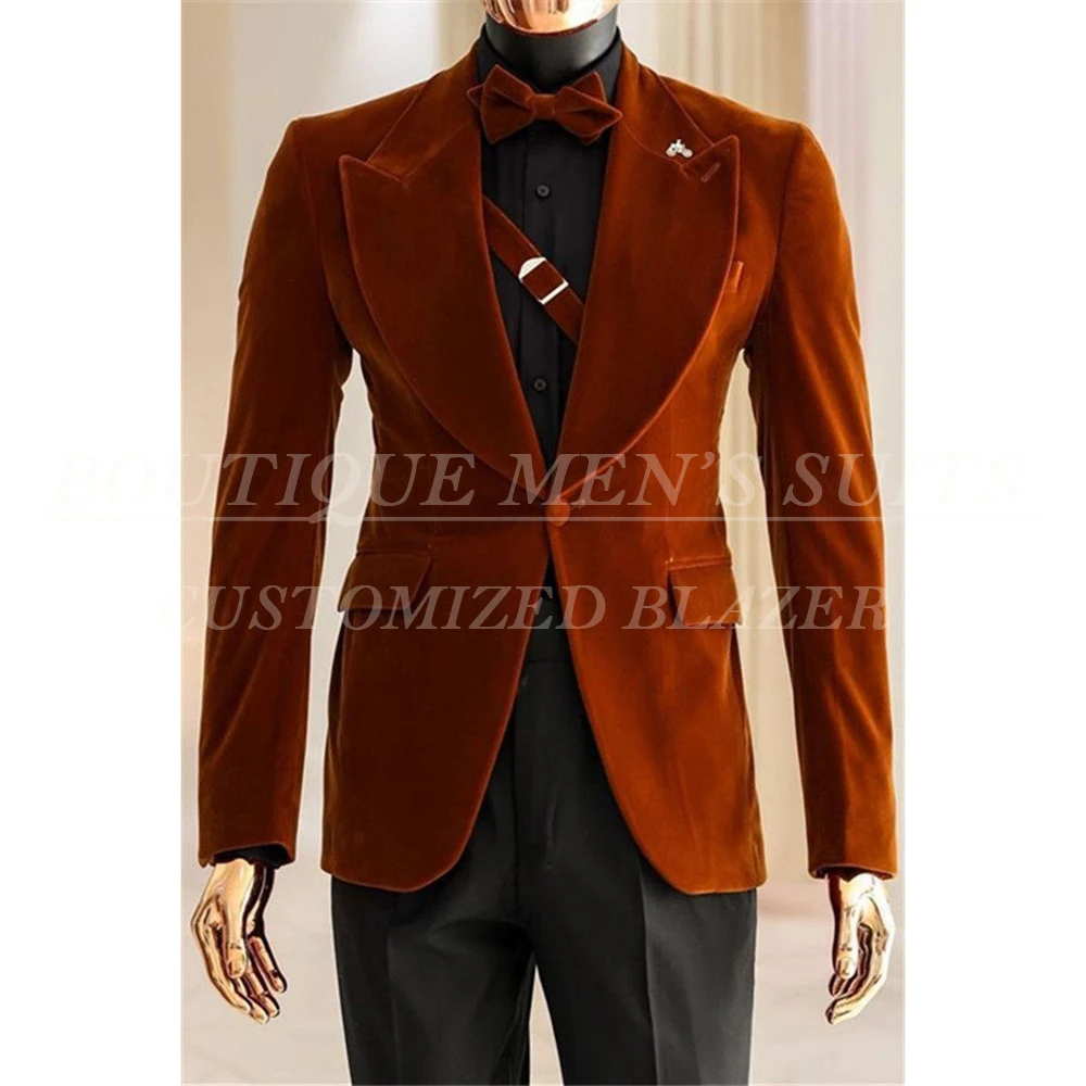 Formal Men's Suits Customized One Button Peak Lapel Slim Fit Blazer High Quality 2 Piece Jacket Pants Male Clothing Terno
Formal Men's Suits Customized One Button Peak Lapel Slim Fit Blazer High Quality 2 Piece Jacket Pants Male Clothing Terno