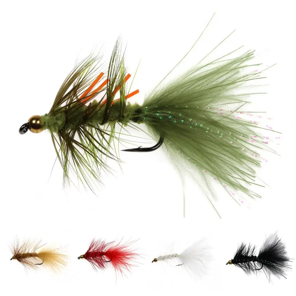Fly Fishing Lure with Sharp Hook Realistic Hand Tied Feather Bionic Fly Fishing Bait Freshwater Saltwater Bass Trout Lure Hook
Fly Fishing Lure with Sharp Hook Realistic Hand Tied Feather Bionic Fly Fishing Bait Freshwater Saltwater Bass Trout Lure Hook
