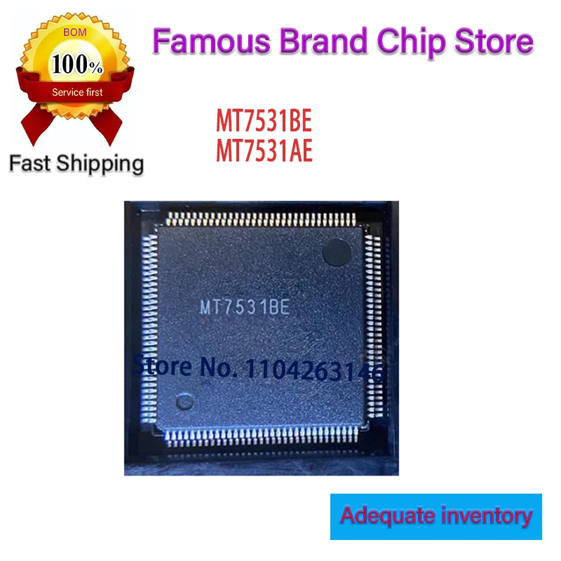 1 шт./лот MT7531BE MT7531AE LQFP128 новый оригинальный
1 шт./лот MT7531BE MT7531AE LQFP128 новый оригинальный
