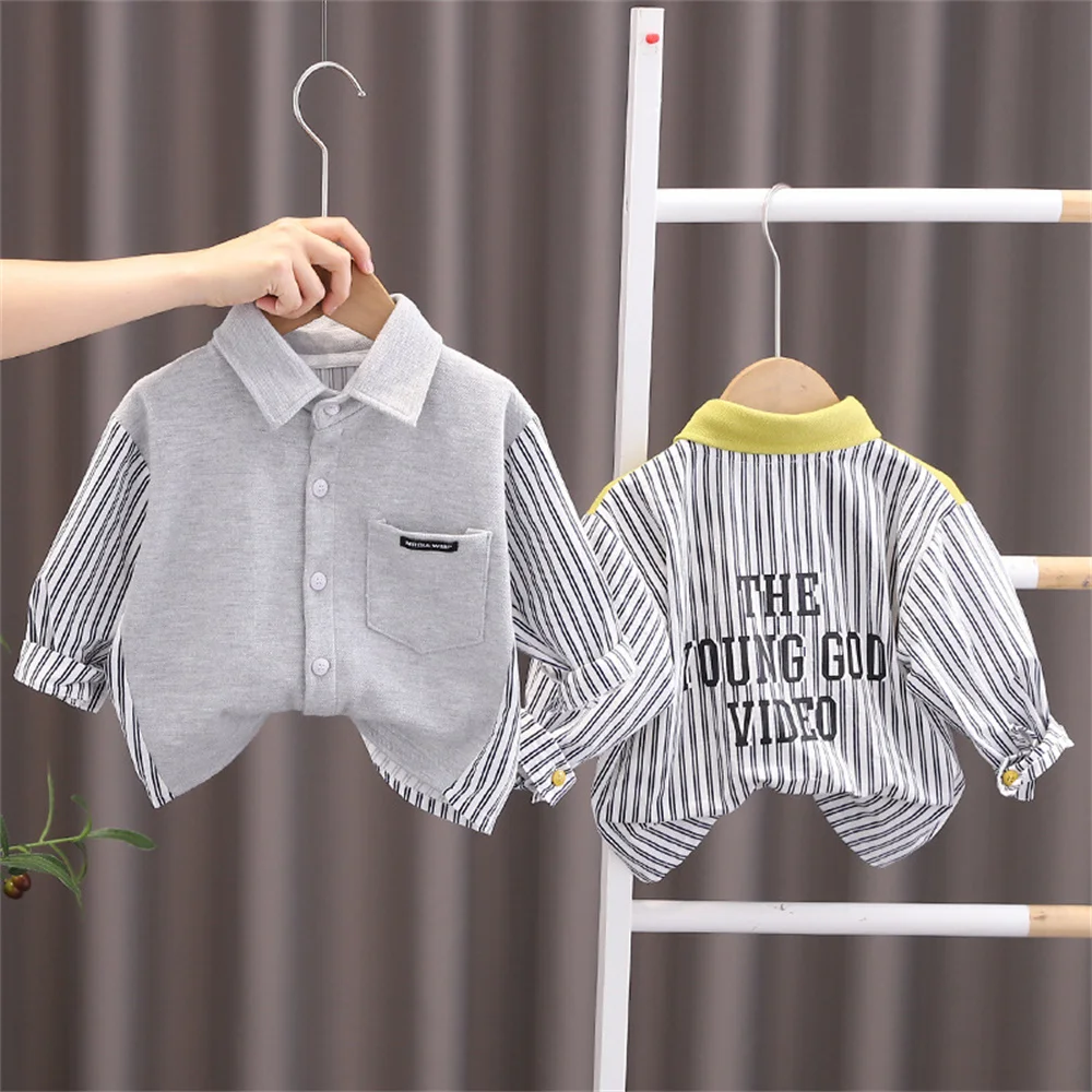 Mother Kids Boys Long-Sleeved Shirt +Pant 2023 New Korean Version Of Children's Clothes Spring Autumn Striped Color Shirt Tops
Mother Kids Boys Long-Sleeved Shirt +Pant 2023 New Korean Version Of Children's Clothes Spring Autumn Striped Color Shirt Tops