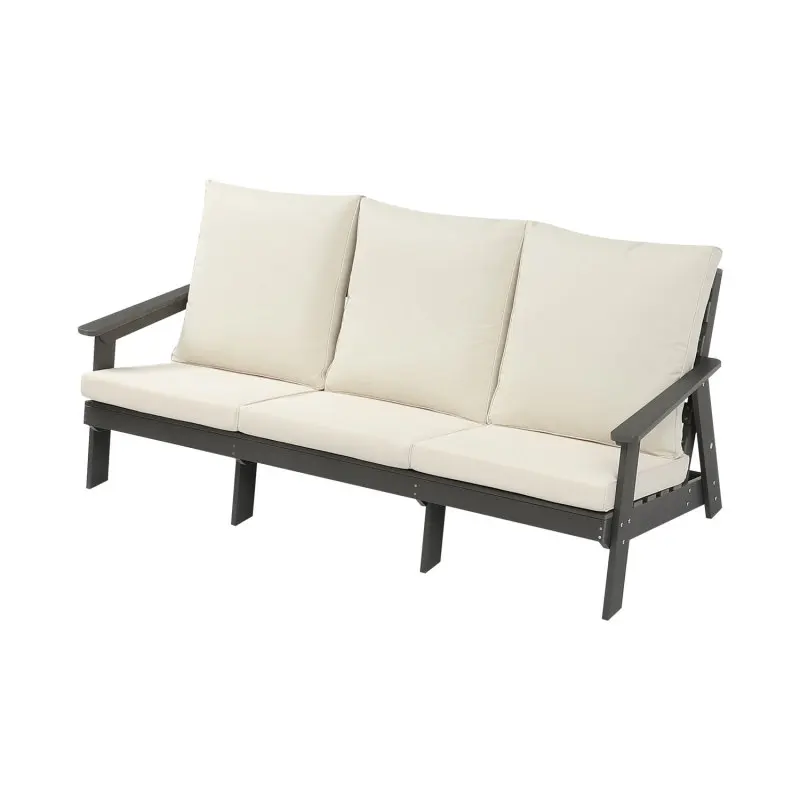 HIPS 3 Seater Sofa with Cushion, Outdoor Garden Sofa, Sofa Set for Porch, Poolside, Terrace, and Yard Grey/Beige
HIPS 3 Seater Sofa with Cushion, Outdoor Garden Sofa, Sofa Set for Porch, Poolside, Terrace, and Yard Grey/Beige