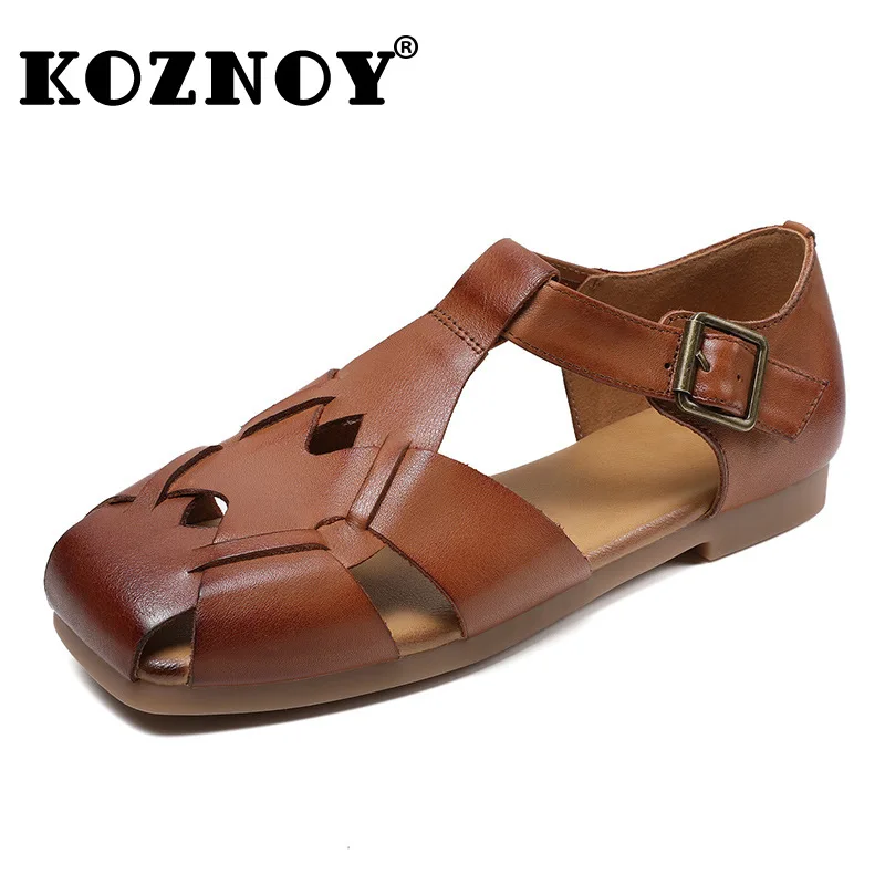 Koznoy 2cm Weave Cow Genuine Leather Shoes Flats Platform Wedge Oxfords Mary Jane Summer Sandals Women Hook Hollow
Koznoy 2cm Weave Cow Genuine Leather Shoes Flats Platform Wedge Oxfords Mary Jane Summer Sandals Women Hook Hollow
