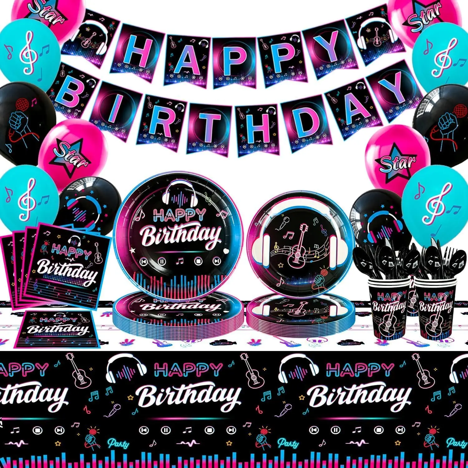 Singer Birthday Decorations Tableware Music Singer Swiftie Birthday Party Supplies Plate Napkin Cup Tablecloth Party
Singer Birthday Decorations Tableware Music Singer Swiftie Birthday Party Supplies Plate Napkin Cup Tablecloth Party