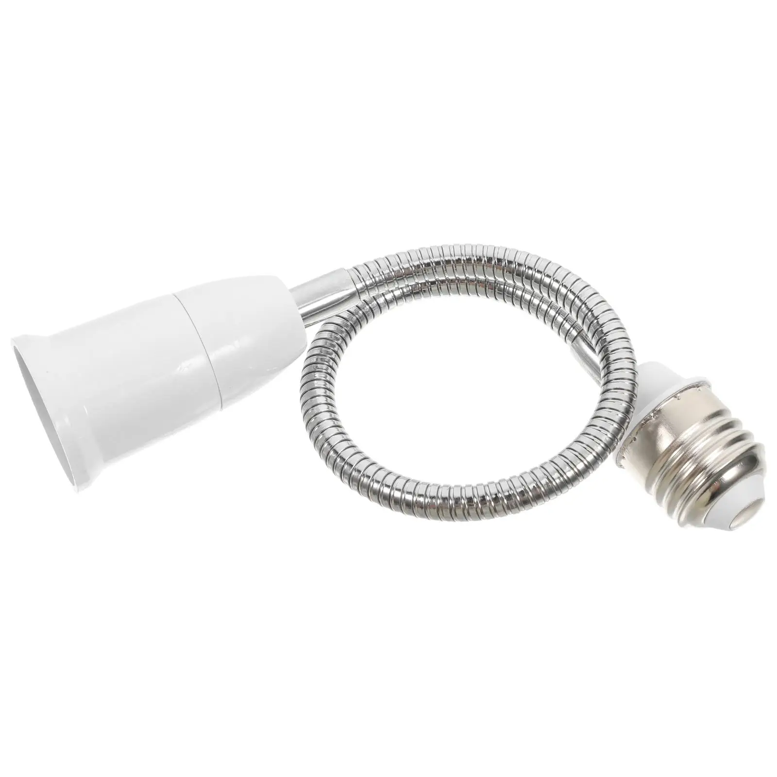 E27 Lamp Holder Converter Reinforced Flexible Hose Multi Angle E27 Adapter Durable Material Easy Installation Light Bulb Socket
E27 Lamp Holder Converter Reinforced Flexible Hose Multi Angle E27 Adapter Durable Material Easy Installation Light Bulb Socket