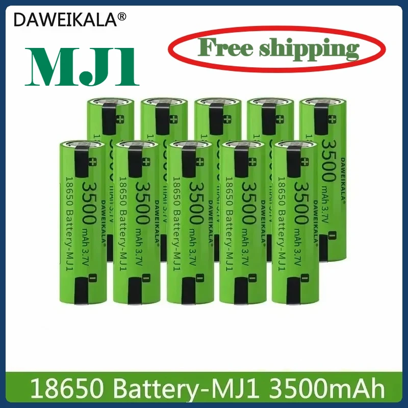 Daweikala 2026 Original MJ1 3500mAh battery 3.7 V Lithium ion battery 3.7 V 18650 battery 3500mAh, DIY nicke
Daweikala 2026 Original MJ1 3500mAh battery 3.7 V Lithium ion battery 3.7 V 18650 battery 3500mAh, DIY nicke