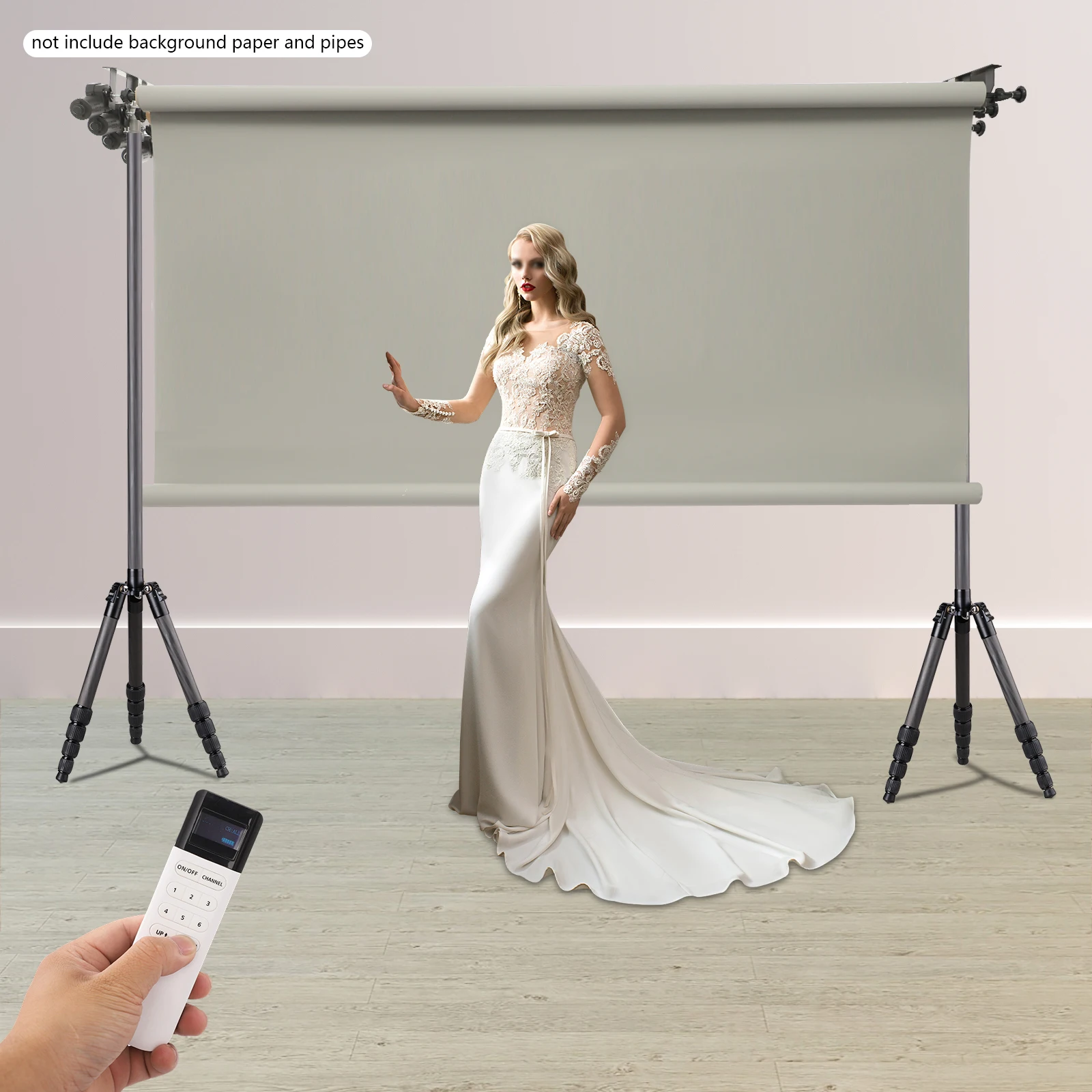 30W Black Photography Backdrop Roller Set Electric Wall Ceiling Mount Background Mechanism With 4 Roller
30W Black Photography Backdrop Roller Set Electric Wall Ceiling Mount Background Mechanism With 4 Roller