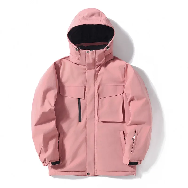 Winter Outdoor Hooded Warm Windproof Man Ski Jacket Waterproof Breathable Wear Resistant Snowboarding Sports Women's Snow Coat
Winter Outdoor Hooded Warm Windproof Man Ski Jacket Waterproof Breathable Wear Resistant Snowboarding Sports Women's Snow Coat