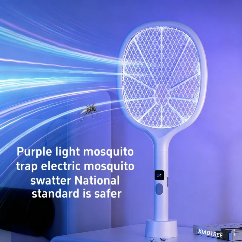 Upgraded 3000V Mosquito Swatter with TYPE-C Charging, 3 in 1 Electric Mosquito Swatter, Mosquito Killer Lamp
Upgraded 3000V Mosquito Swatter with TYPE-C Charging, 3 in 1 Electric Mosquito Swatter, Mosquito Killer Lamp