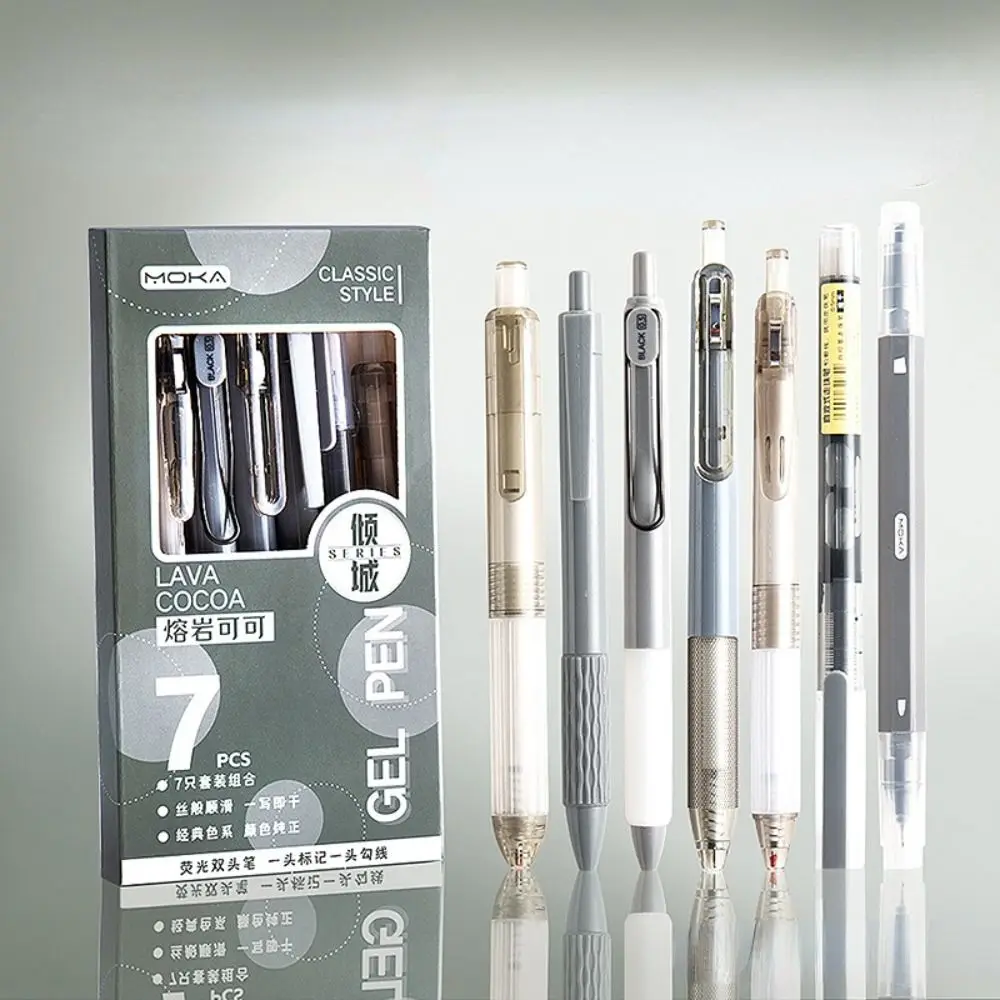 Japanese ST Nib Press Gel Pen Black Ink Quick-Drying Signature Pen Writing Smoothly 0.5mm Neutral Gel Pen Stationery
Japanese ST Nib Press Gel Pen Black Ink Quick-Drying Signature Pen Writing Smoothly 0.5mm Neutral Gel Pen Stationery