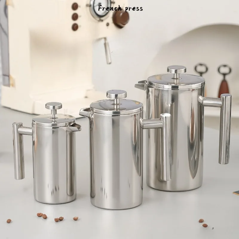 Belwares French Press Coffee Maker Durable Double Walled Insulated Coffee Press Keeps Drinks Hot,304 Stainless Steel Easy to Use
Belwares French Press Coffee Maker Durable Double Walled Insulated Coffee Press Keeps Drinks Hot,304 Stainless Steel Easy to Use