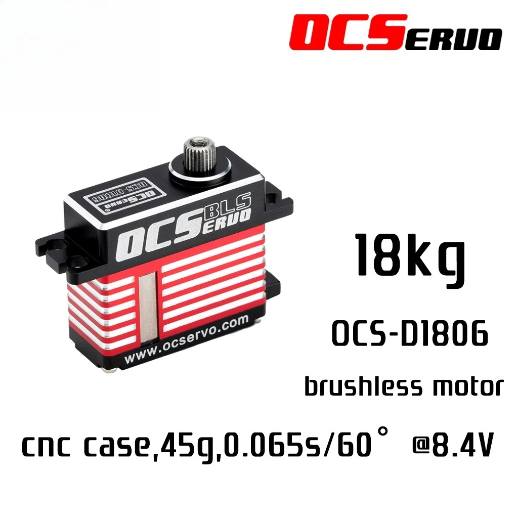 OCS-D1806 8,4 В 18 кг.см 45 г 0,065S/60 ° Бесщеточный двигатель, сервопривод с высоким крутящим моментом, стальная шестерня, корпус с ЧПУ, средний размер BLS
OCS-D1806 8,4 В 18 кг.см 45 г 0,065S/60 ° Бесщеточный двигатель, сервопривод с высоким крутящим моментом, стальная шестерня, корпус с ЧПУ, средний размер BLS